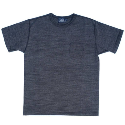 Studio D'Artisan Suvin Gold Tee (Mock Black) - Okayama Denim T-Shirts - Selvedge