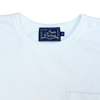Studio D'Artisan Suvin Gold Tee (White) - Okayama Denim T-Shirts - Selvedge