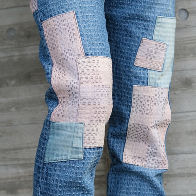 Studio D'Artisan Boro "Sashiko Denim" Jeans (Relax Tapered)