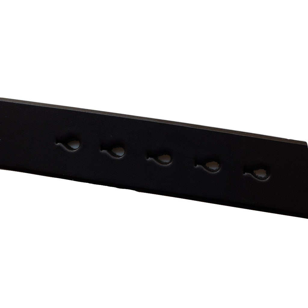 Studio D'Artisan B-81 Leather Belt (Black) - Okayama Denim Accessories - Selvedge