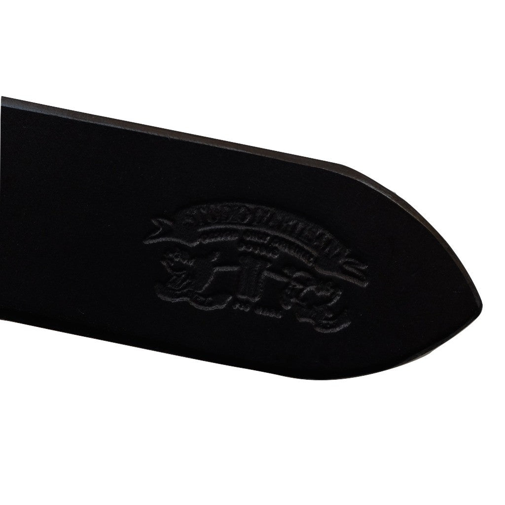 Studio D'Artisan B-81 Leather Belt (Black) - Okayama Denim Accessories - Selvedge