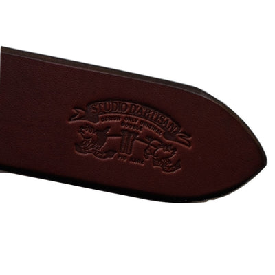Studio D'Artisan B-81 Leather Belt (Brown) - Okayama Denim Accessories - Selvedge