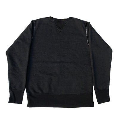 Studio D'Artisan Black Indigo Dyed Crewneck Sweatshirt