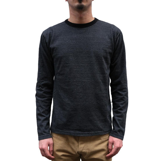 Studio D'Artisan Black Indigo Dyed LS Tee