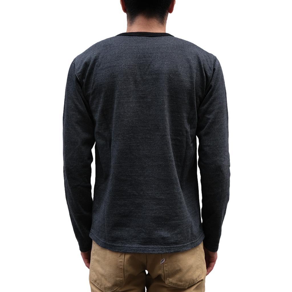 Studio D'Artisan Black Indigo Dyed LS Tee