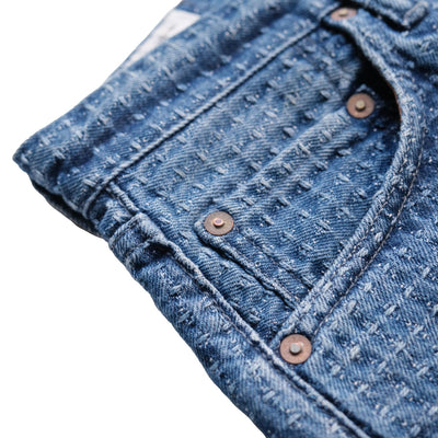 Studio D'Artisan Boro "Sashiko Denim" Jeans (Relax Tapered)