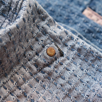 Studio D'Artisan Boro "Sashiko Denim" Jeans (Relax Tapered)