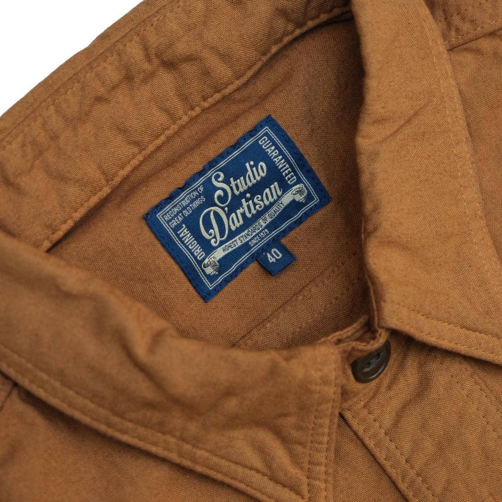 Studio D'Artisan Kakishibu Dyed S/S Chambray Shirt