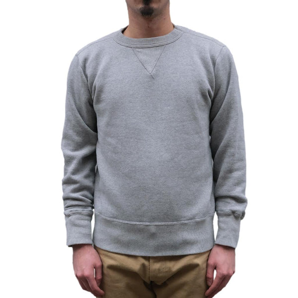 Studio D'Artisan Loopwheel Crewneck Sweatshirt (Gray) - Okayama Denim