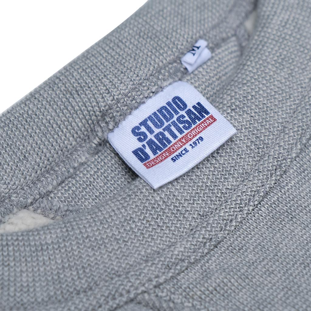 Studio D'Artisan Loopwheel Crewneck Sweatshirt (Gray)