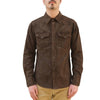 Studio D'Artisan "Amami Dorozome" Western Shirt (Dark Brown)