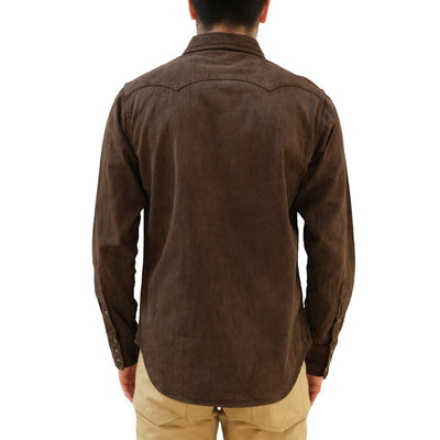 Studio D'Artisan "Amami Dorozome" Western Shirt (Dark Brown)