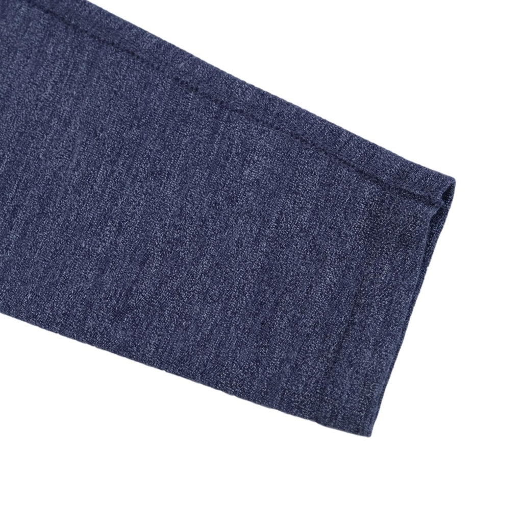 [Pre-Order] Studio D'Artisan Suvin Gold L/S Henley (Heather Navy)