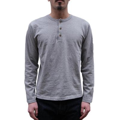 [Pre-Order] Studio D'Artisan Suvin Gold L/S Henley (Mock Gray)