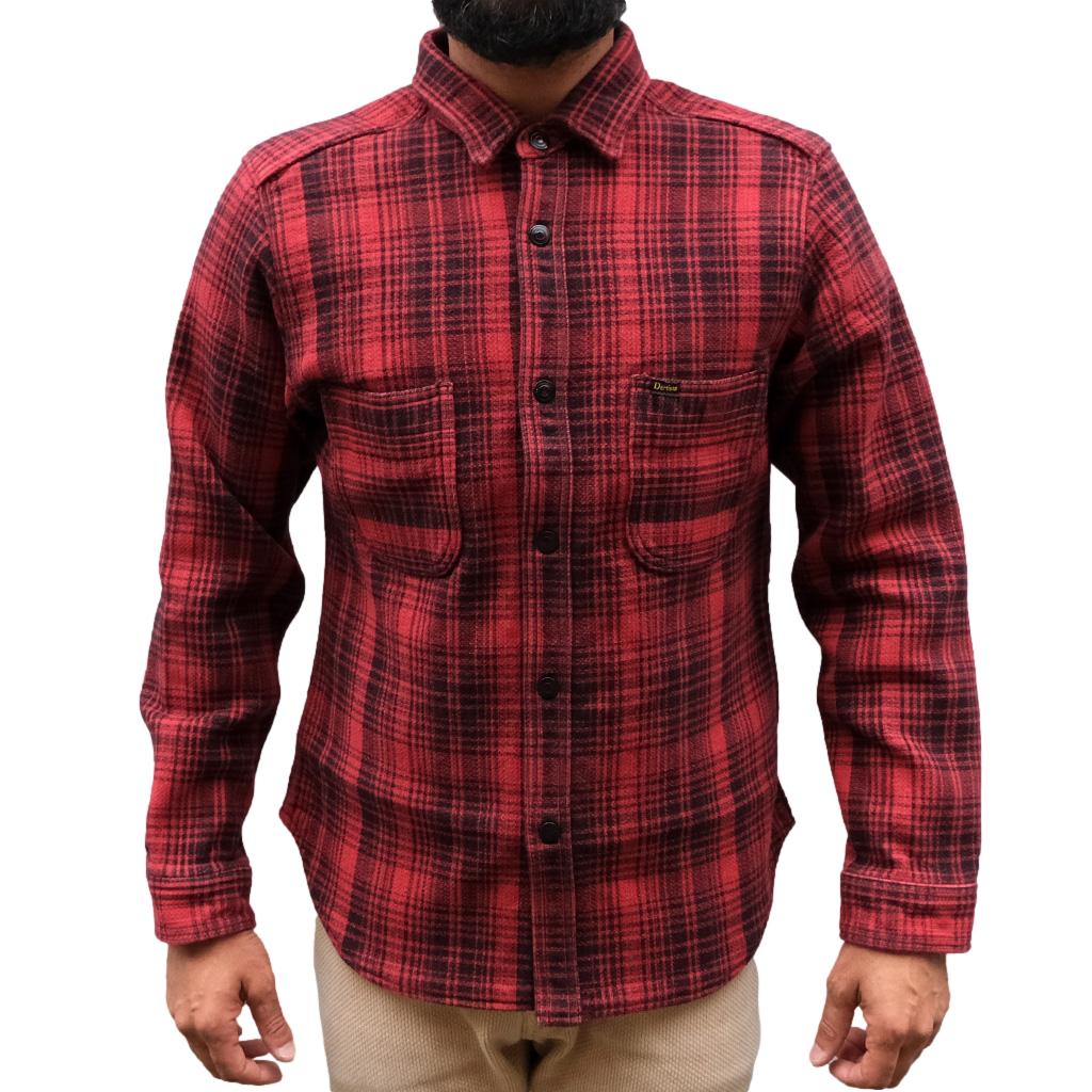 Studio D'Artisan "Hinode" Heavyweight Flannel Shirt