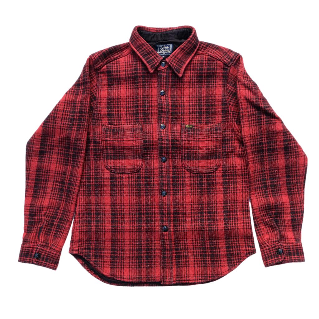 Studio D'Artisan "Hinode" Heavyweight Flannel Shirt
