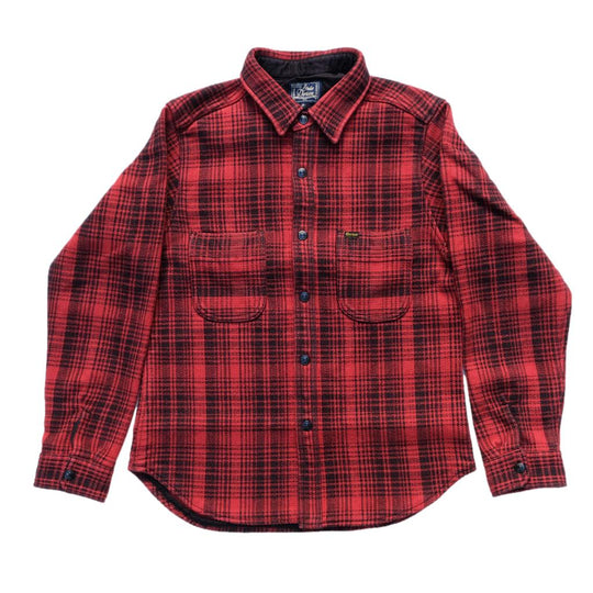 Studio D'Artisan "Hinode" Heavyweight Flannel Shirt