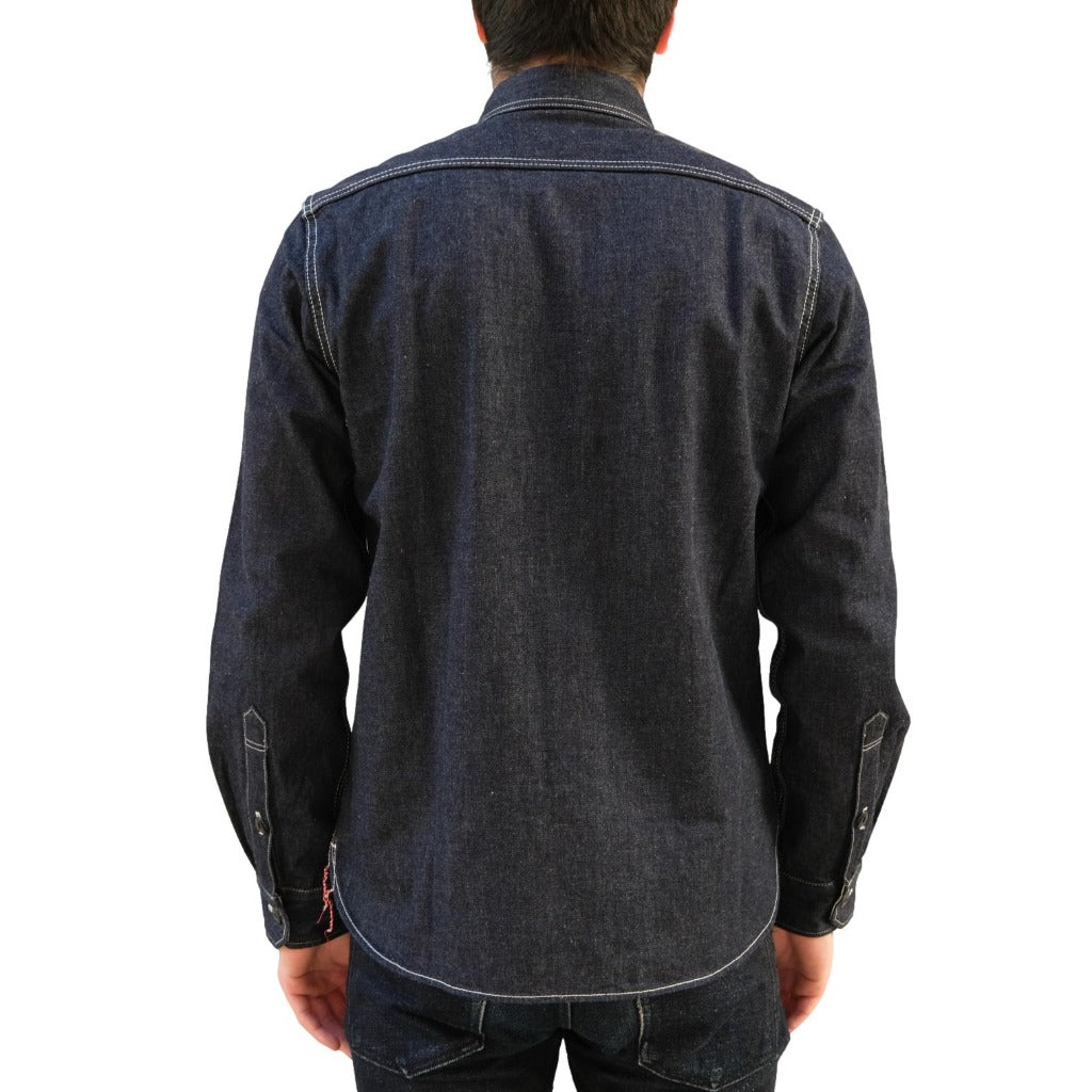 Veste En Denim Selvedge Studio D'Artisan - Taille 42, Bleu - Occasion Très Bon état