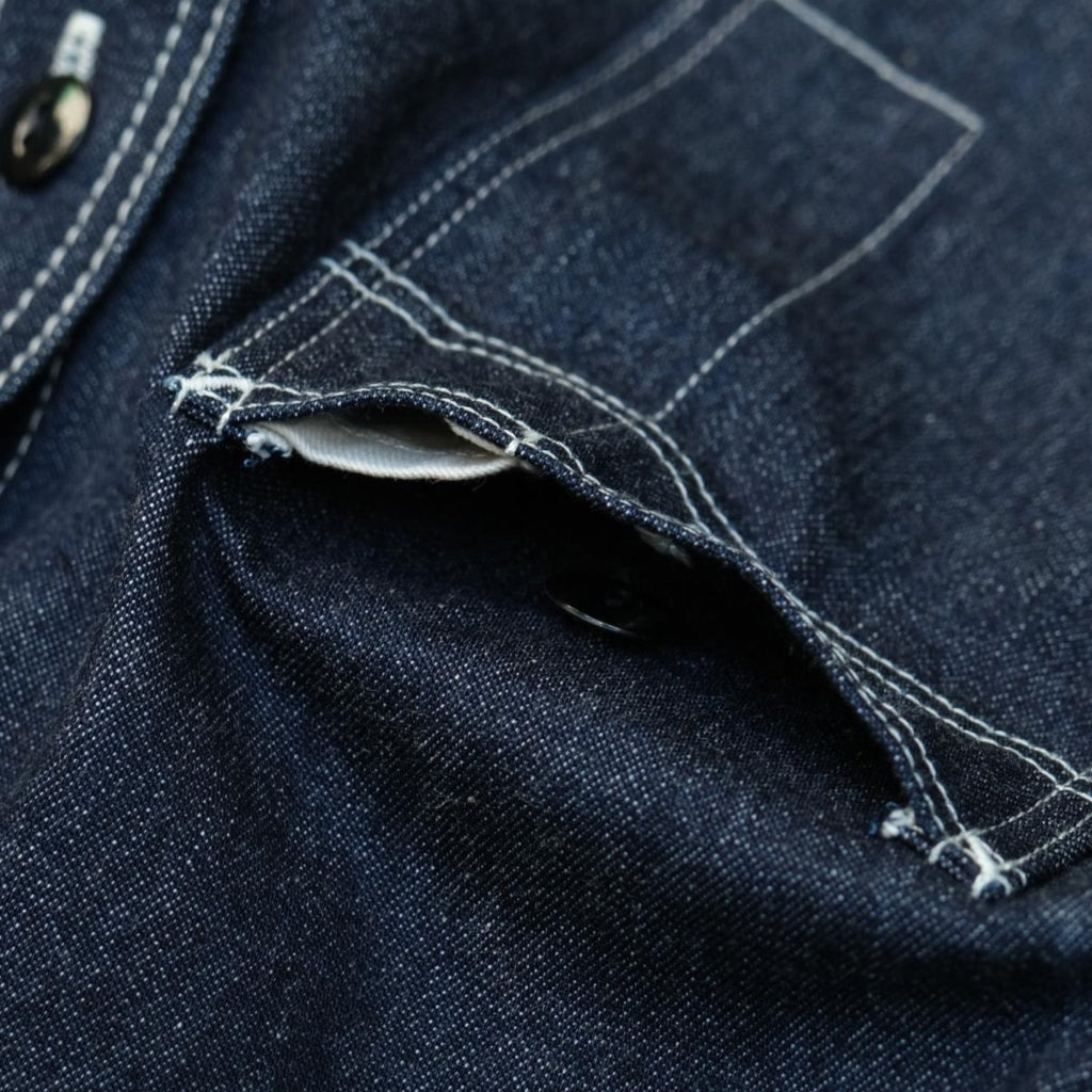 Studio D'Artisan Selvedge Denim Work Shirt