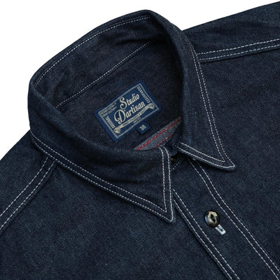 Studio D'Artisan Selvedge Denim Work Shirt