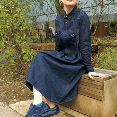 [Women's] Studio D'Artisan 8oz. Denim One Piece