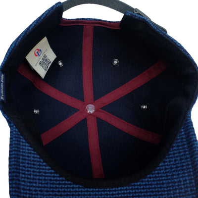 OD+FM Indigo Sashiko 6-panel Baseball Cap