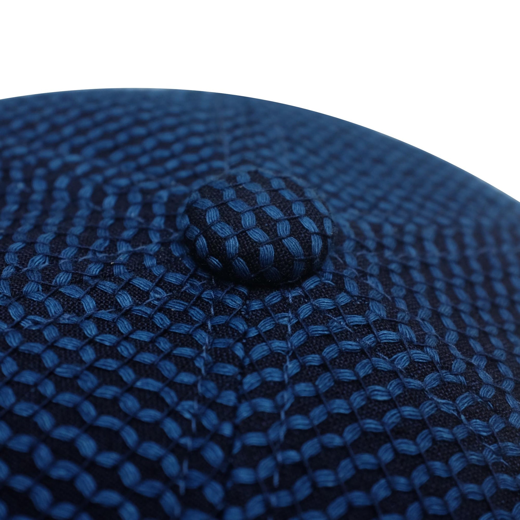OD+FM Indigo Sashiko 6-panel Baseball Cap - Okayama Denim