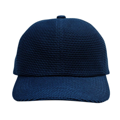 OD+FM Indigo Sashiko 6-panel Baseball Cap