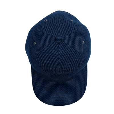 OD+FM Indigo Sashiko 6-panel Baseball Cap