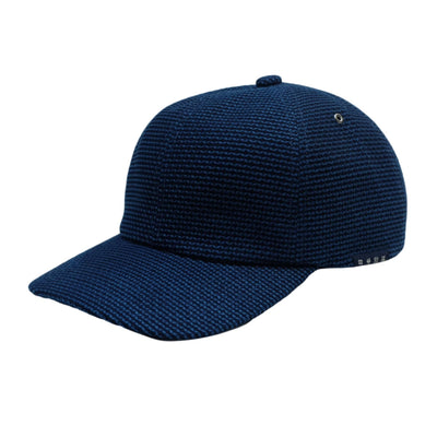 OD+FM Indigo Sashiko 6-panel Baseball Cap