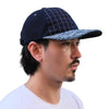 The Factory Made Distressed Multi 6-panel Sashiko Cap