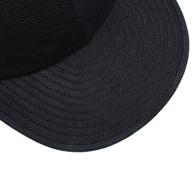 The Factory Made Sashiko 6-Panel Cap (Navy)