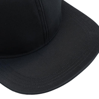 The Factory Made Giza Moleskin 6-Panel Cap (Black)