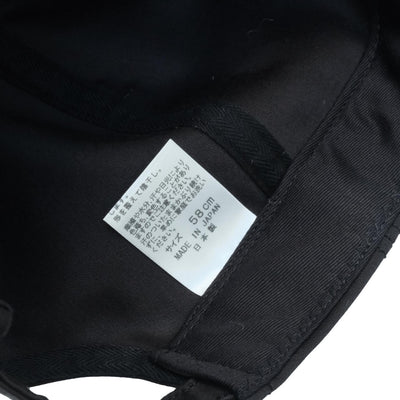 The Factory Made Giza Moleskin 6-Panel Cap (Black)