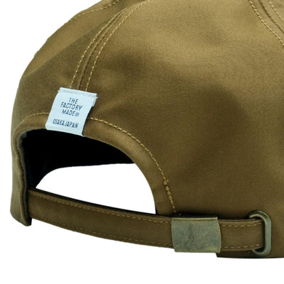 The Factory Made Giza Moleskin 6-Panel Cap (Khaki)