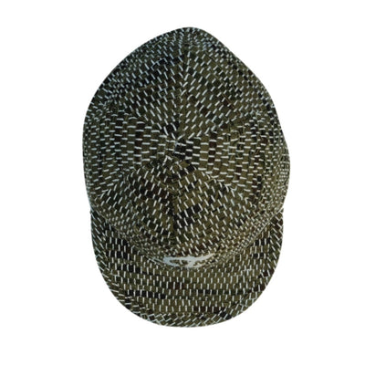 The Factory Made Boro Sashiko 6-Panel Cap (Khaki)