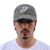 The Factory Made Boro Sashiko 6-Panel Cap (Khaki)