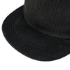 The Factory Made Corduroy 6-Panel Cap (Black)