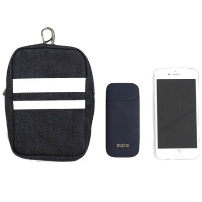 Momotaro B-21 GTB Denim Hanging Pouch - Okayama Denim Accessories - Selvedge