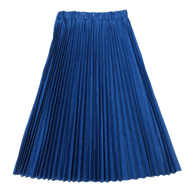 [Women's] Urvin Pleated Denim Skirt