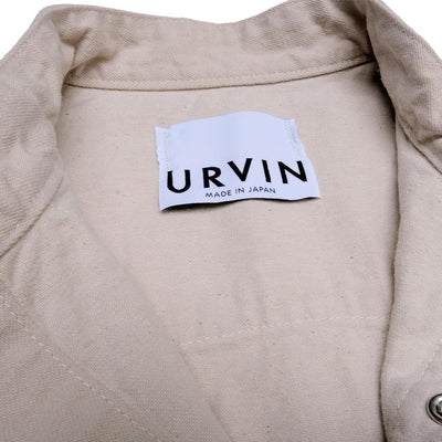 [Women's] Urvin Ecru Denim Western Long Shirt