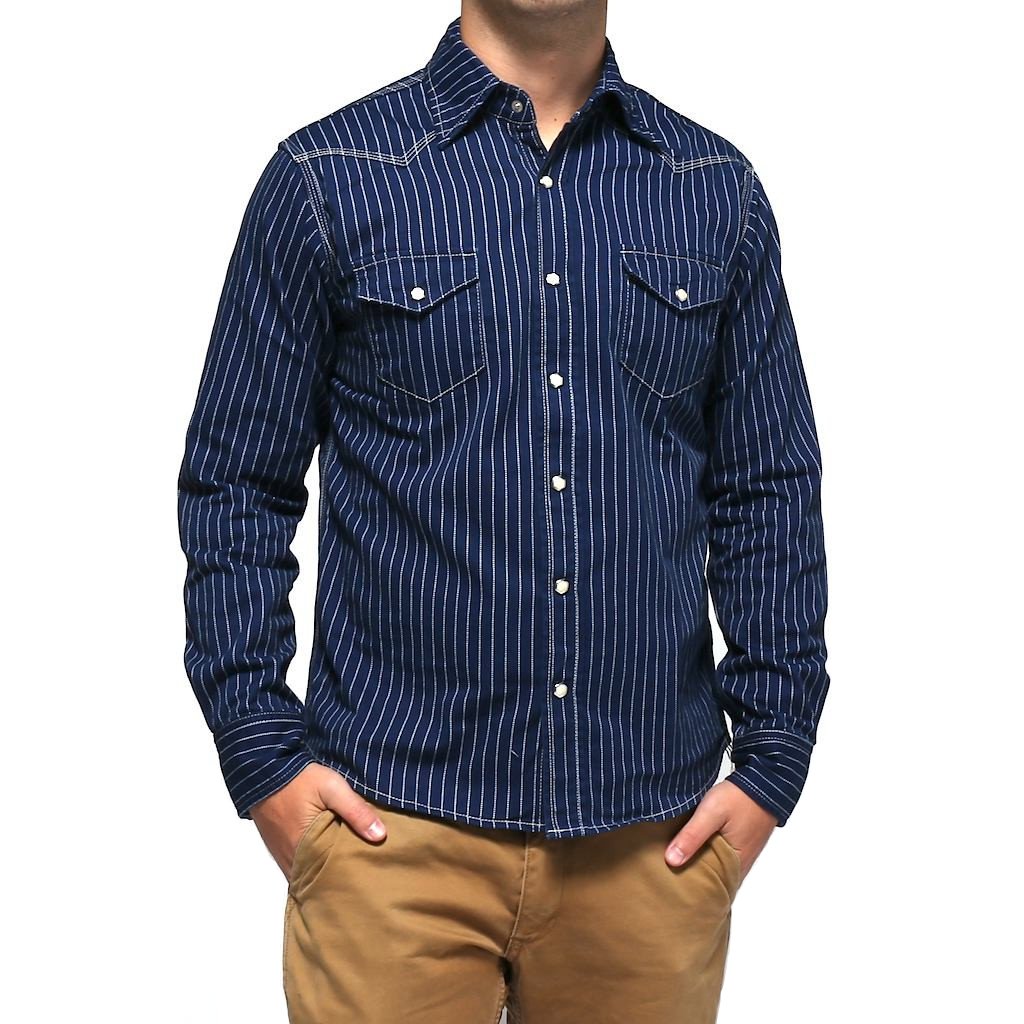 OD+MJ Wabash Western Shirt - Okayama Denim Shirt - Selvedge