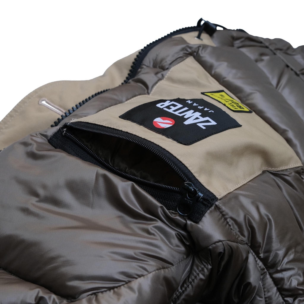 Zanter Down Parka Jacket (Beige) - Okayama Denim Zanter Down Parka Jacket (Beige) - Okayama Denim