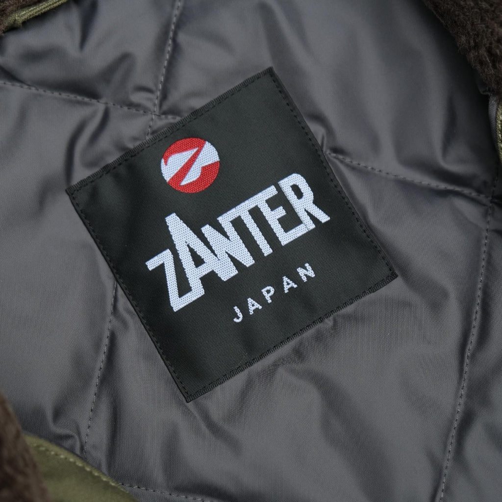 Zanter N1 Down Jacket (Khaki) - Okayama Denim