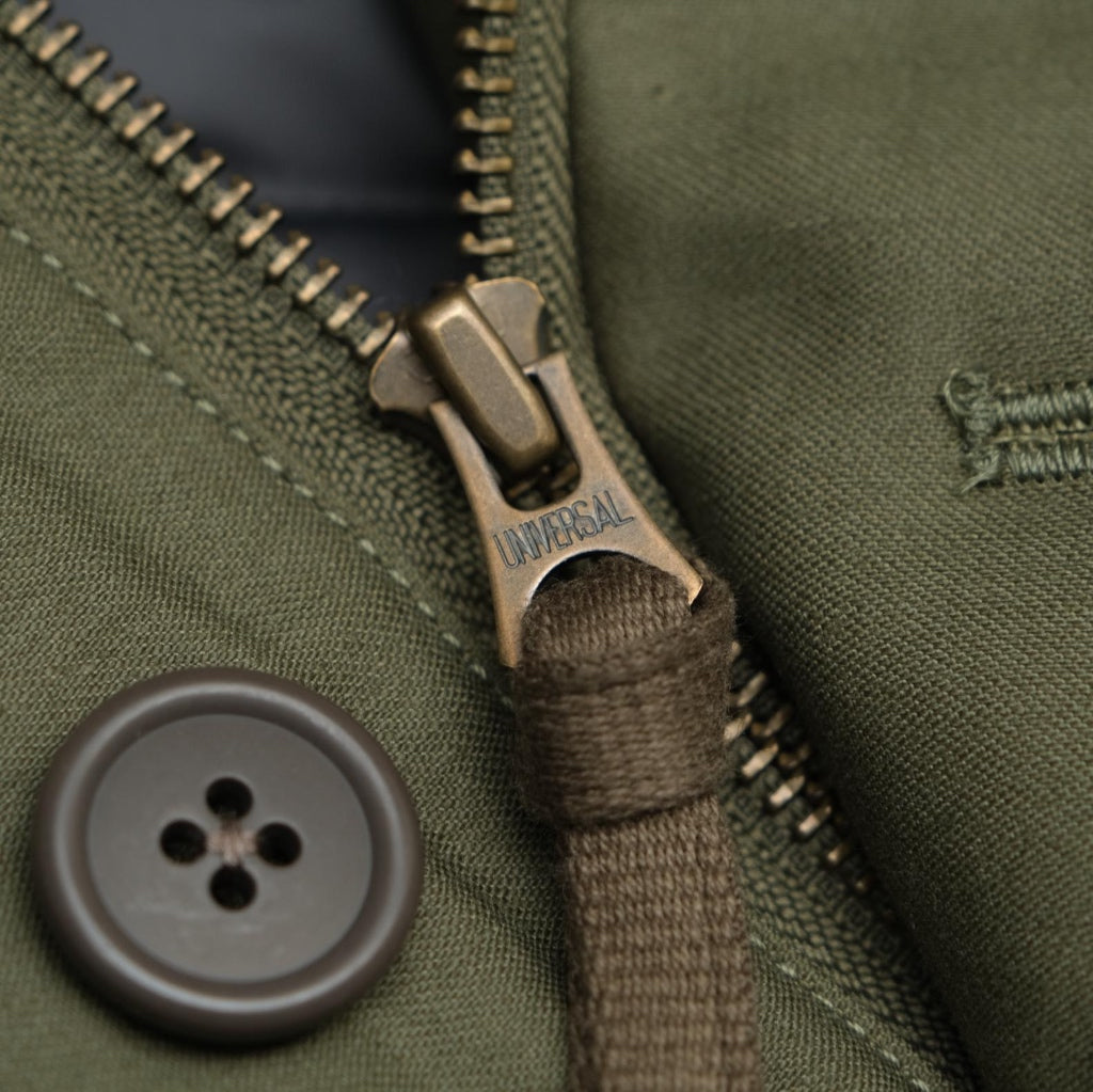 Zanter N1 Down Jacket (Khaki) - Okayama Denim