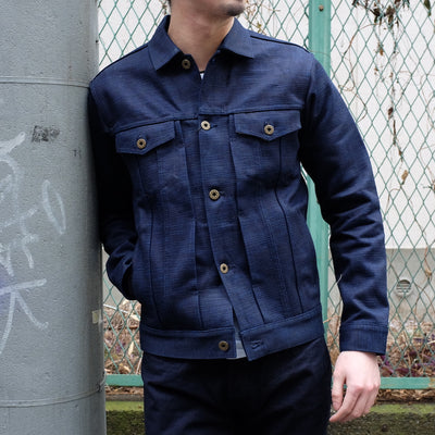 ODJB002P 18oz. "Sapphire Slub" Type 3 Selvedge Denim Jacket