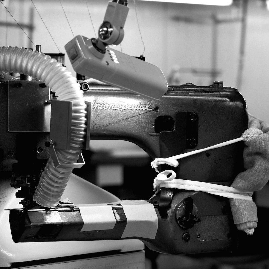 OD+LW Twill Face Indigo Dyed Crewneck L/S Tee