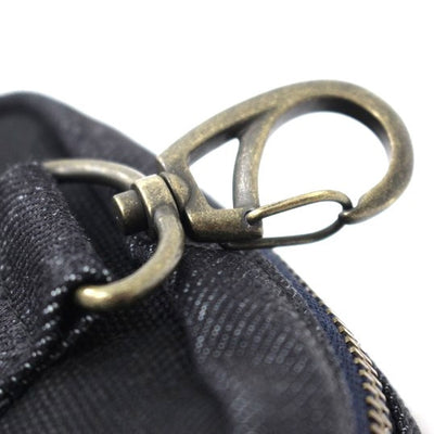 Momotaro B-21 GTB Denim Hanging Pouch - Okayama Denim Accessories - Selvedge