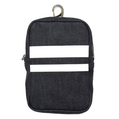 Momotaro B-21 GTB Denim Hanging Pouch - Okayama Denim Accessories - Selvedge