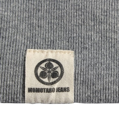 Momotaro GTB Denim Pocket Sweatshirt (Gray) - Okayama Denim Sweatshirt - Selvedge